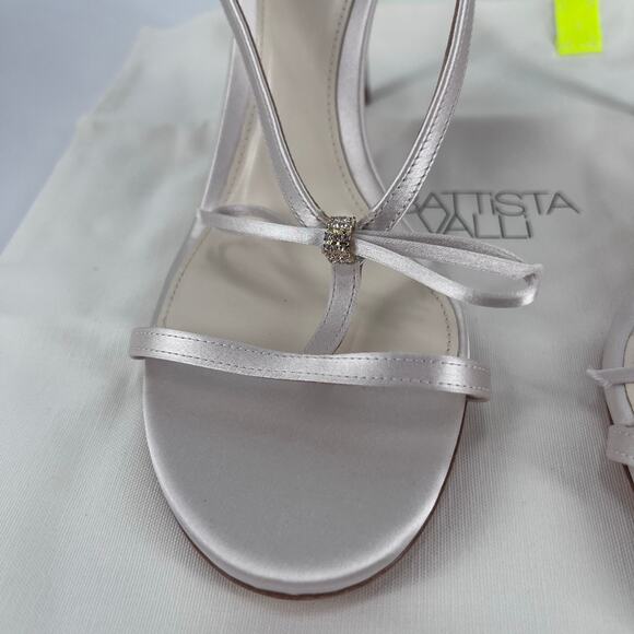 Giambattista Valli Women's High Heel Sandal Sz 39- Ivory - Picture 3 of 10